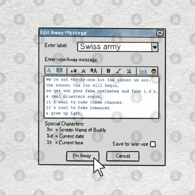 Away Message by Amyologist Draws